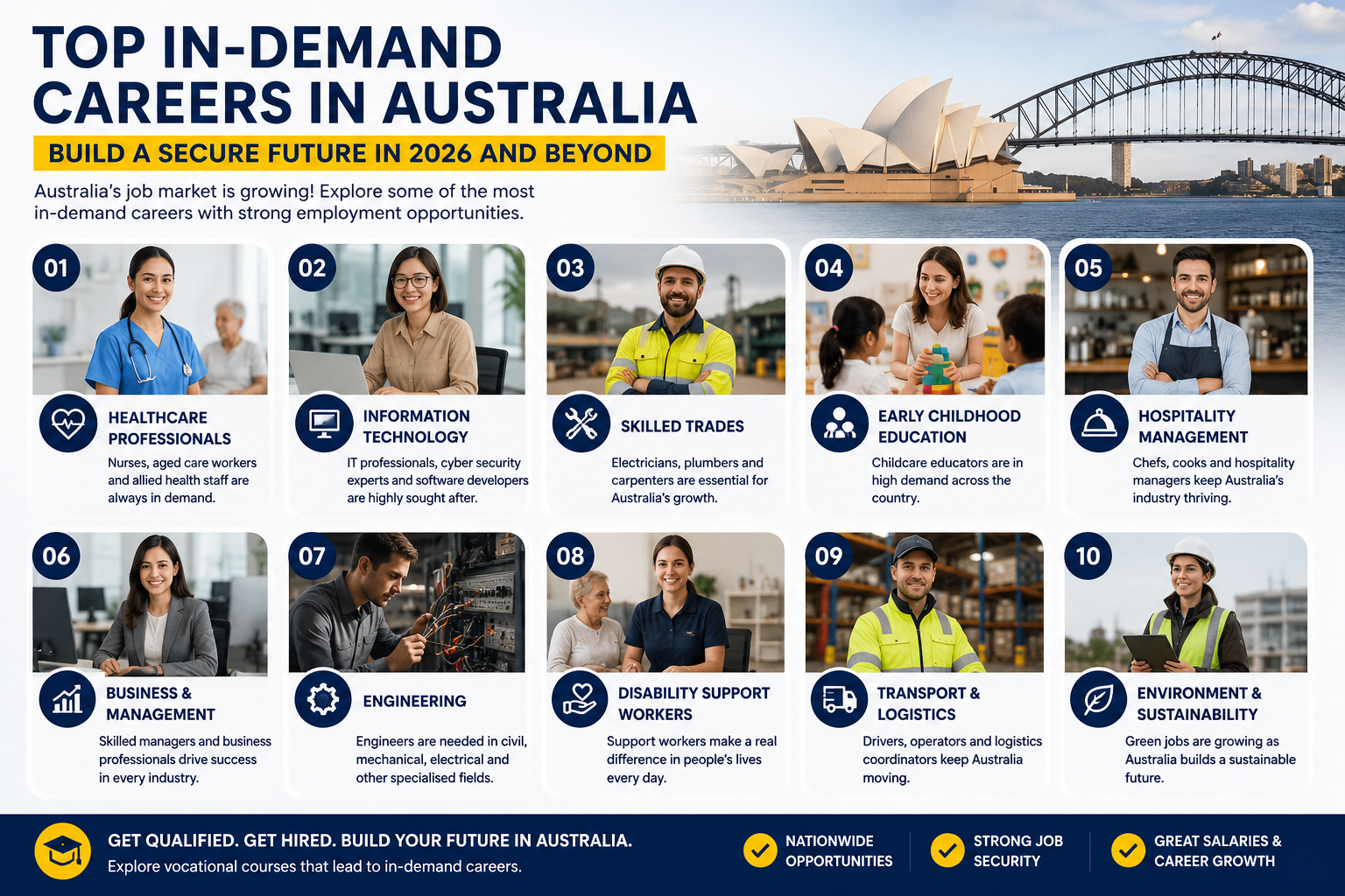 Top In-Demand Careers in Australia for 2026